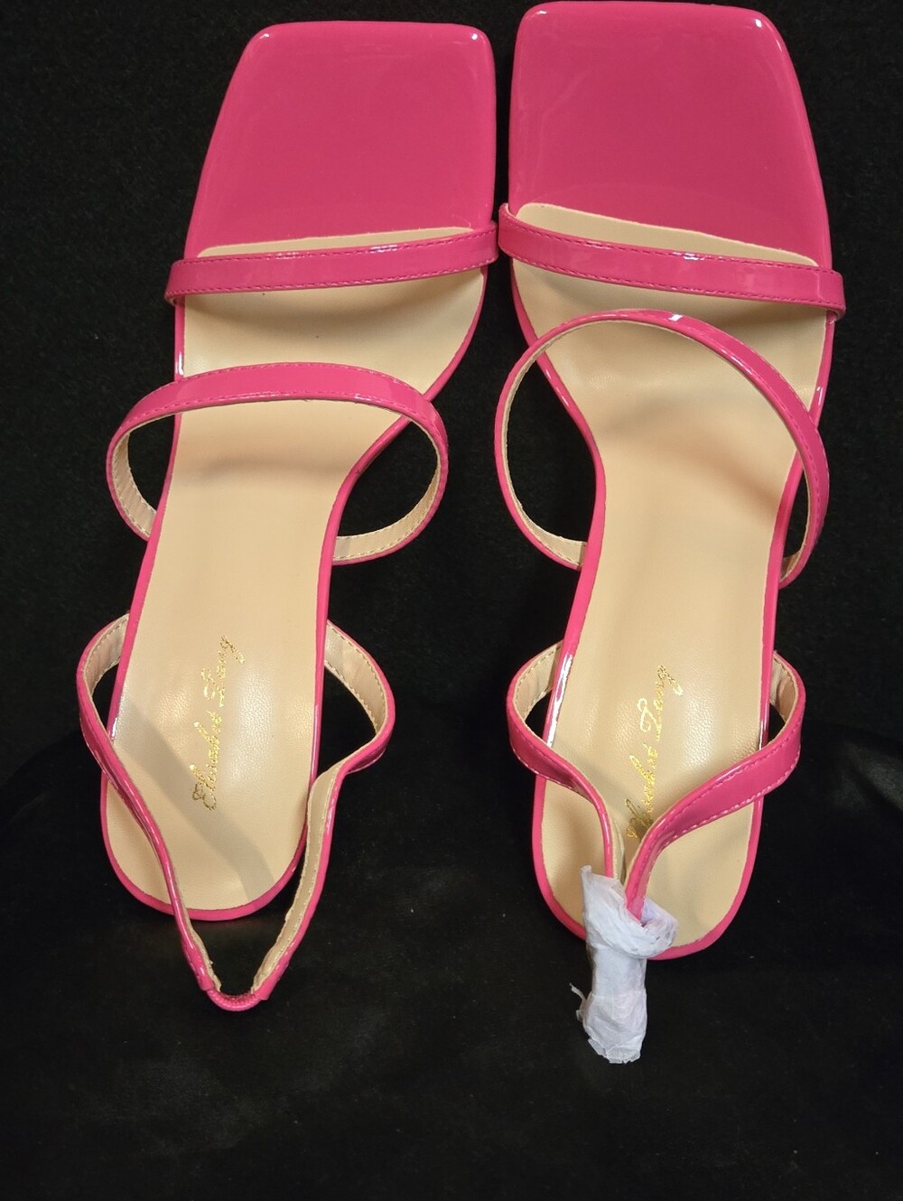 Brand New Elisabet Tang Hot Pink Strappy High Heel Sandals - Women - Picture 7 of 9